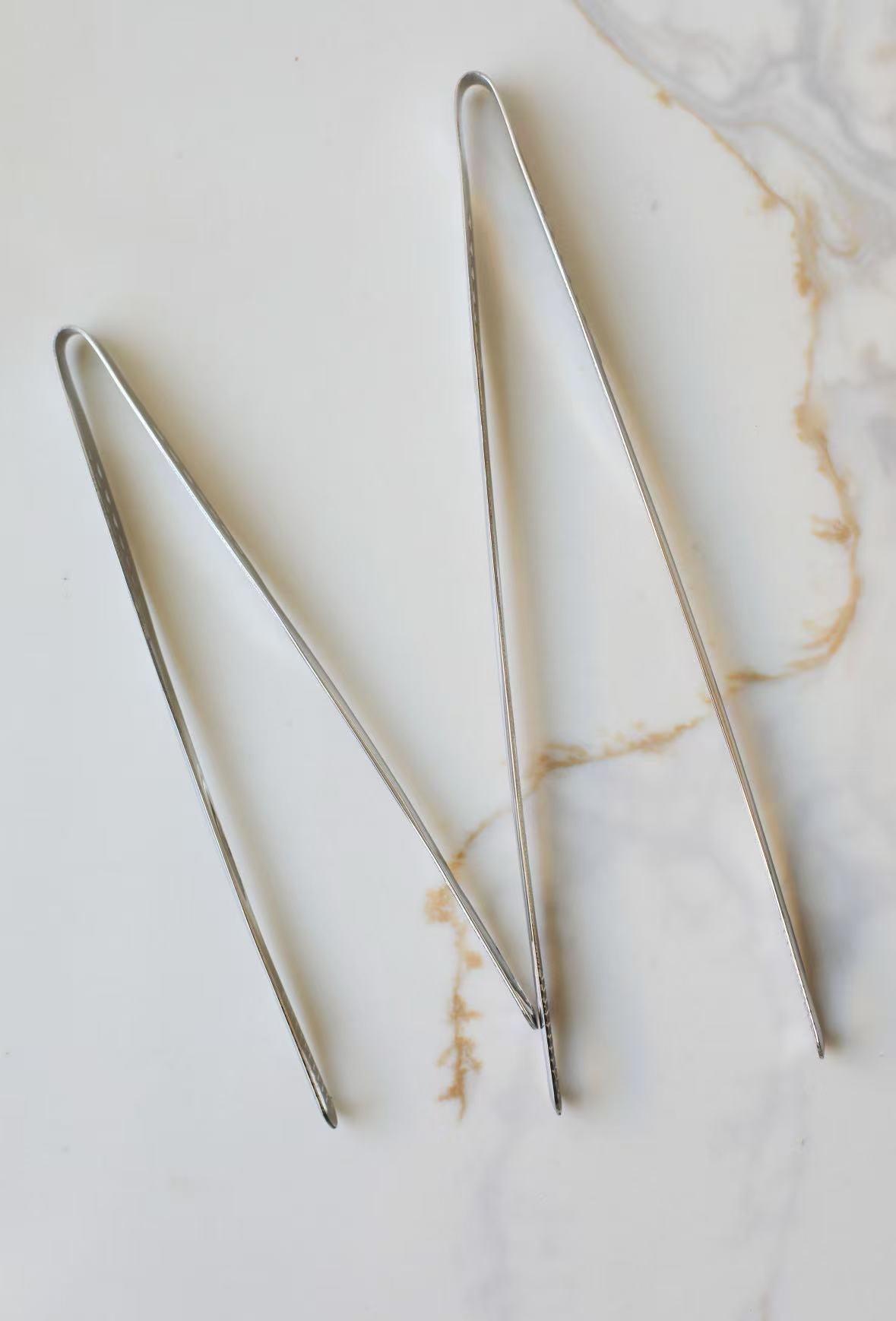 Tongs No Spring Stainless Steel Non-Slip Tongs – FODORY.com