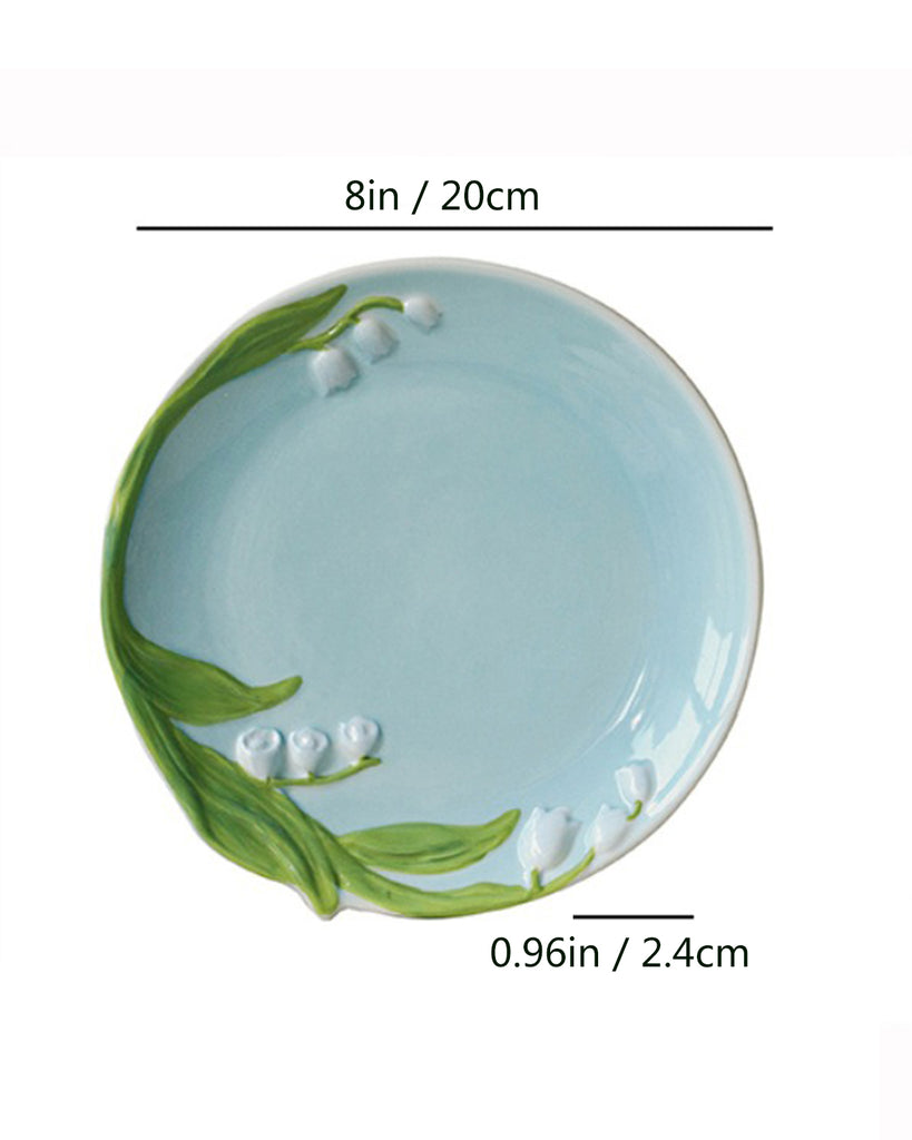 Embossed Lily of the Valley Dinnerware
