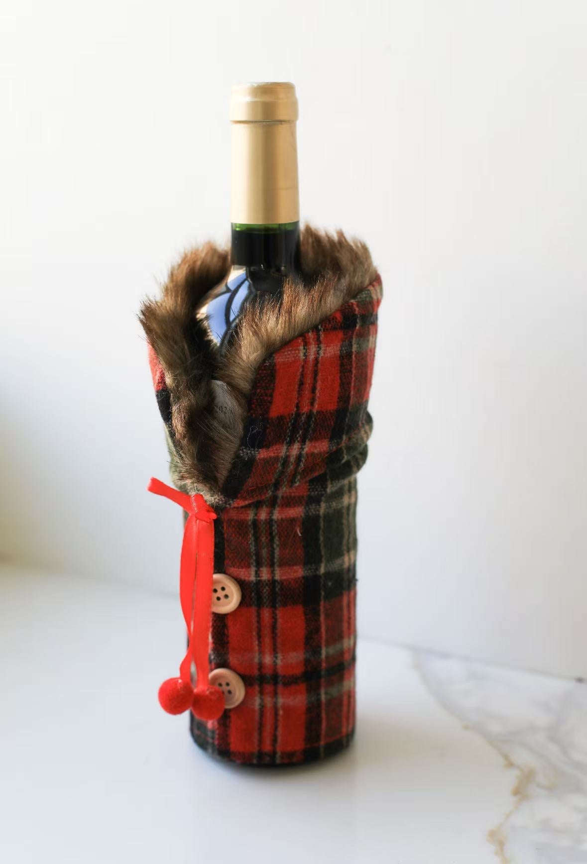 Christmas Wine Bottle Covers