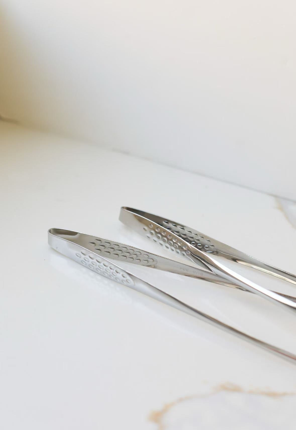 Stainless Steel Non-Slip Tongs