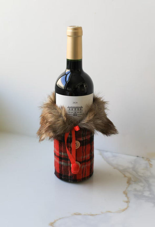 Christmas Wine Bottle Covers