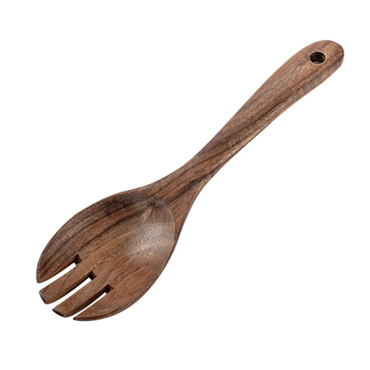 Wood Salad Spoon and Fork