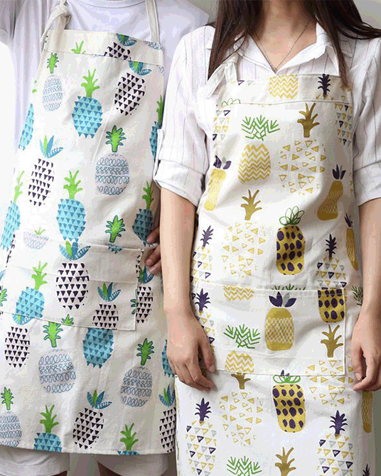 Pineapples and Cactus Aprons