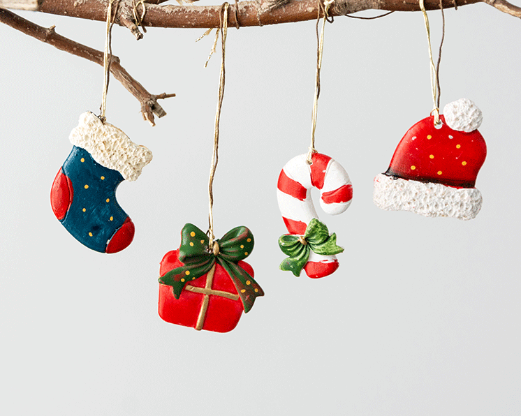 Cute Resin Christmas Ornaments