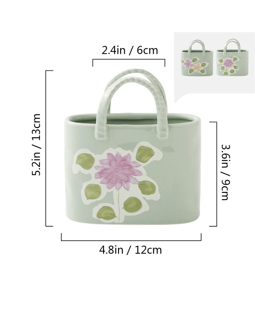 Ceramic Bag Flower Vase