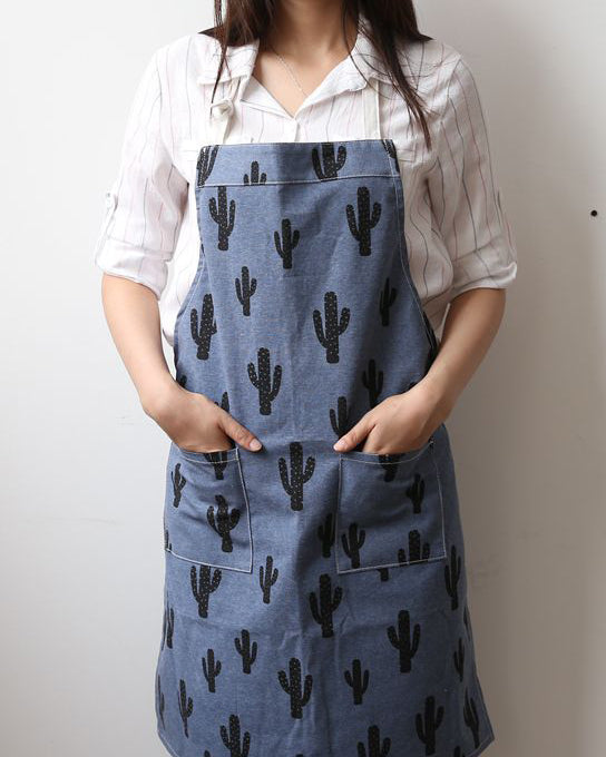Pineapples and Cactus Aprons
