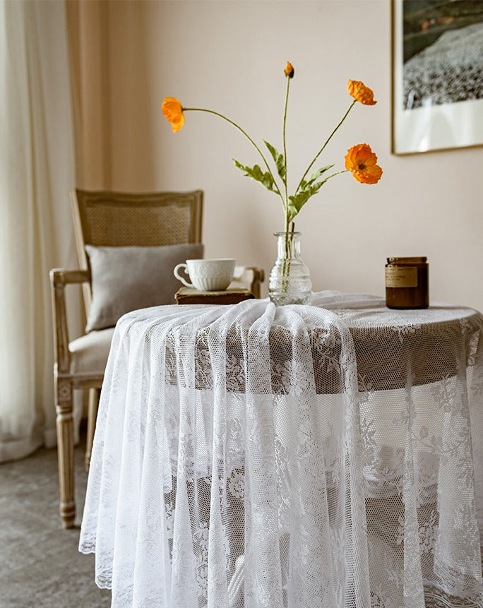 lace tablecloth overlay