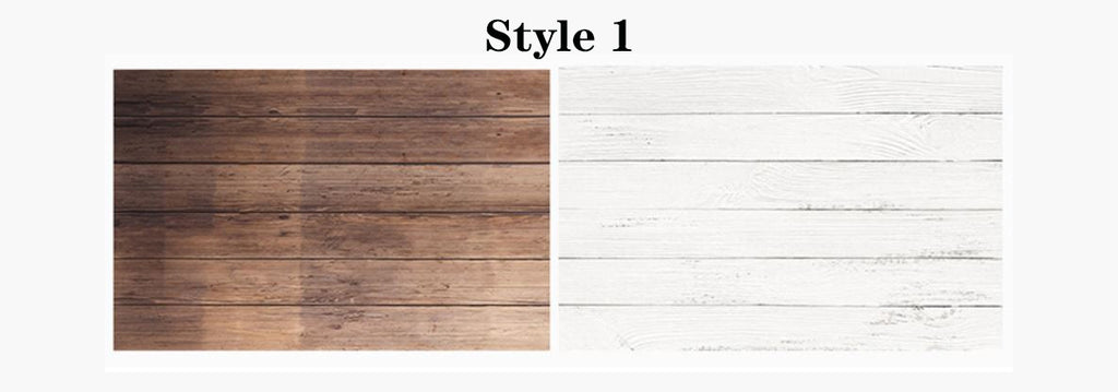 Wood Pattern Double Sided Background Photography Backdrop