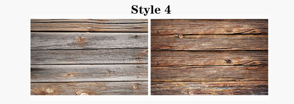 Wood Pattern Double Sided Background Photography Backdrop