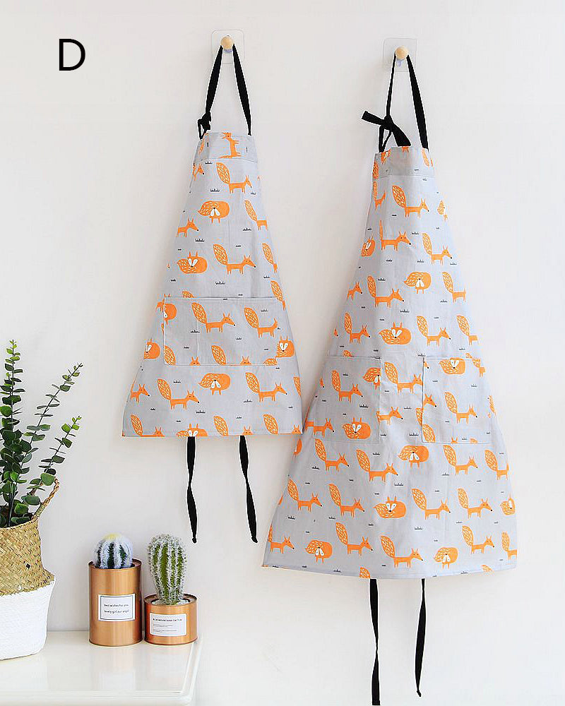 Matching Cooking Women Girl Painting Apron（two aprons)