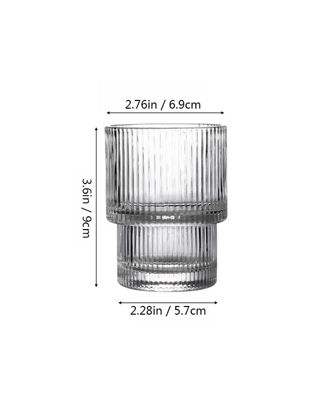 Tall and Short Drink Glass Cup