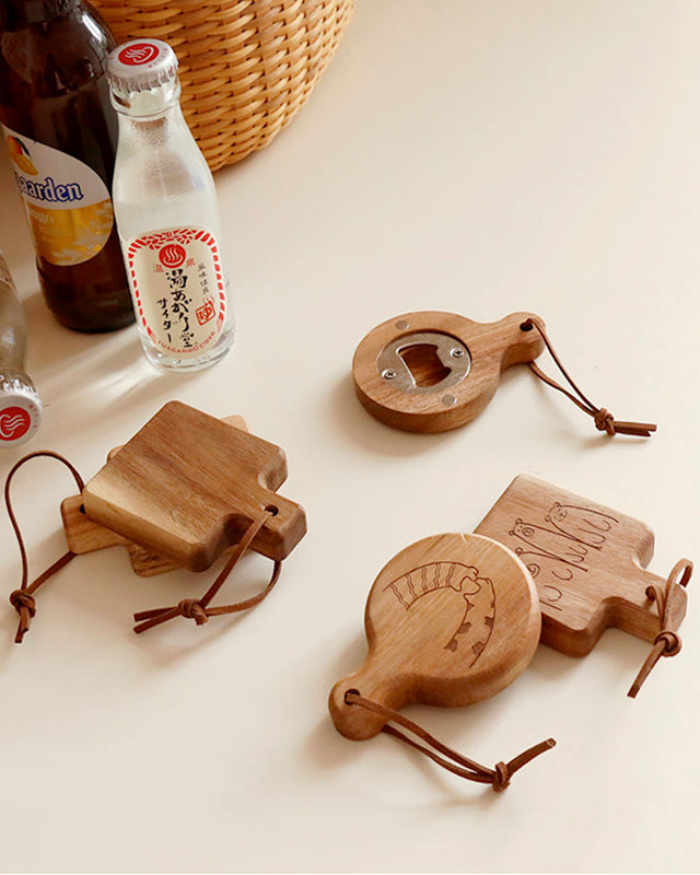 Acacia Wood Bottle Opener