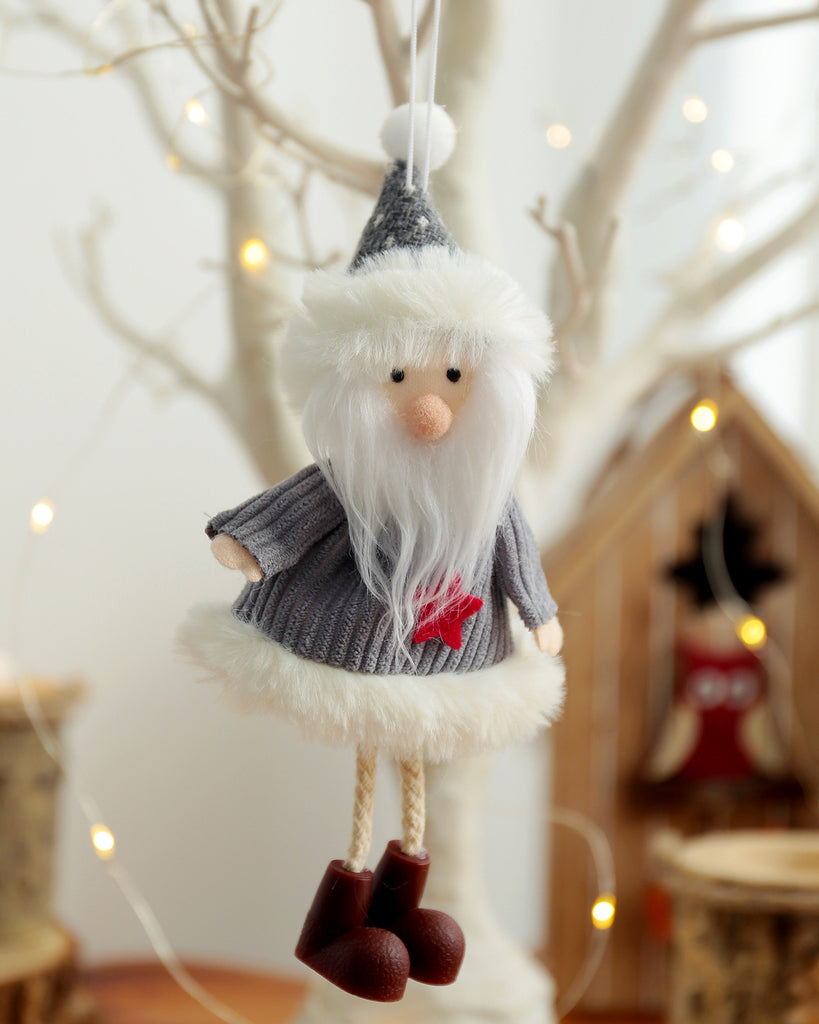 Santa Snowman Elk Christmas Hanging Ornament