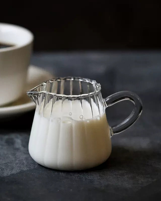 Vintage Striped Milk Cup