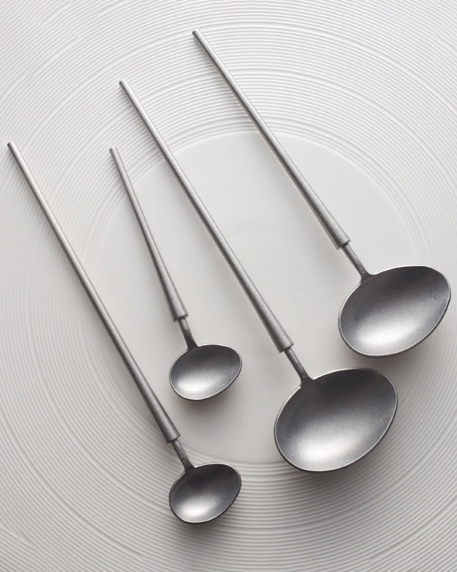 Matte Silver Spoon Sets
