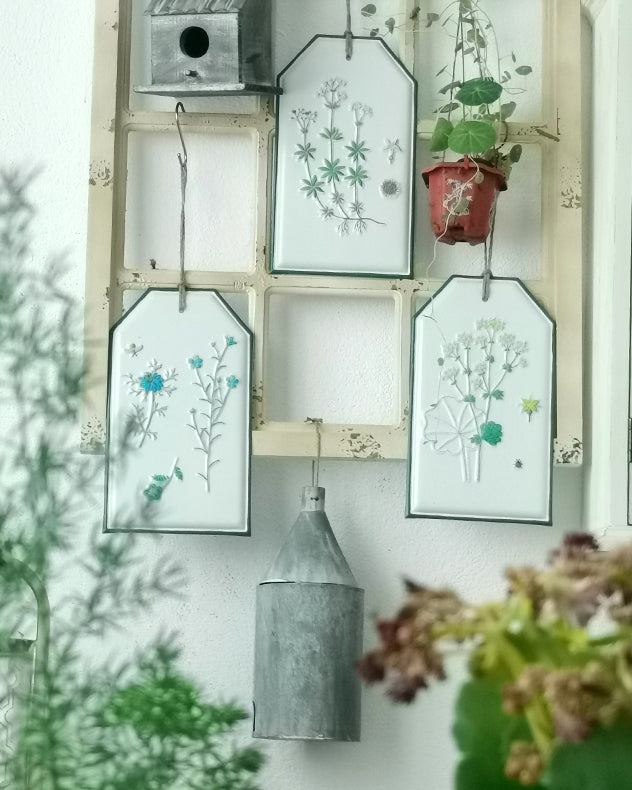 Farmhouse Flower Metal Wall Art