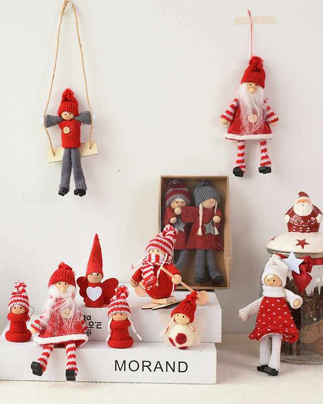 Christmas Felts Dolls Ornaments
