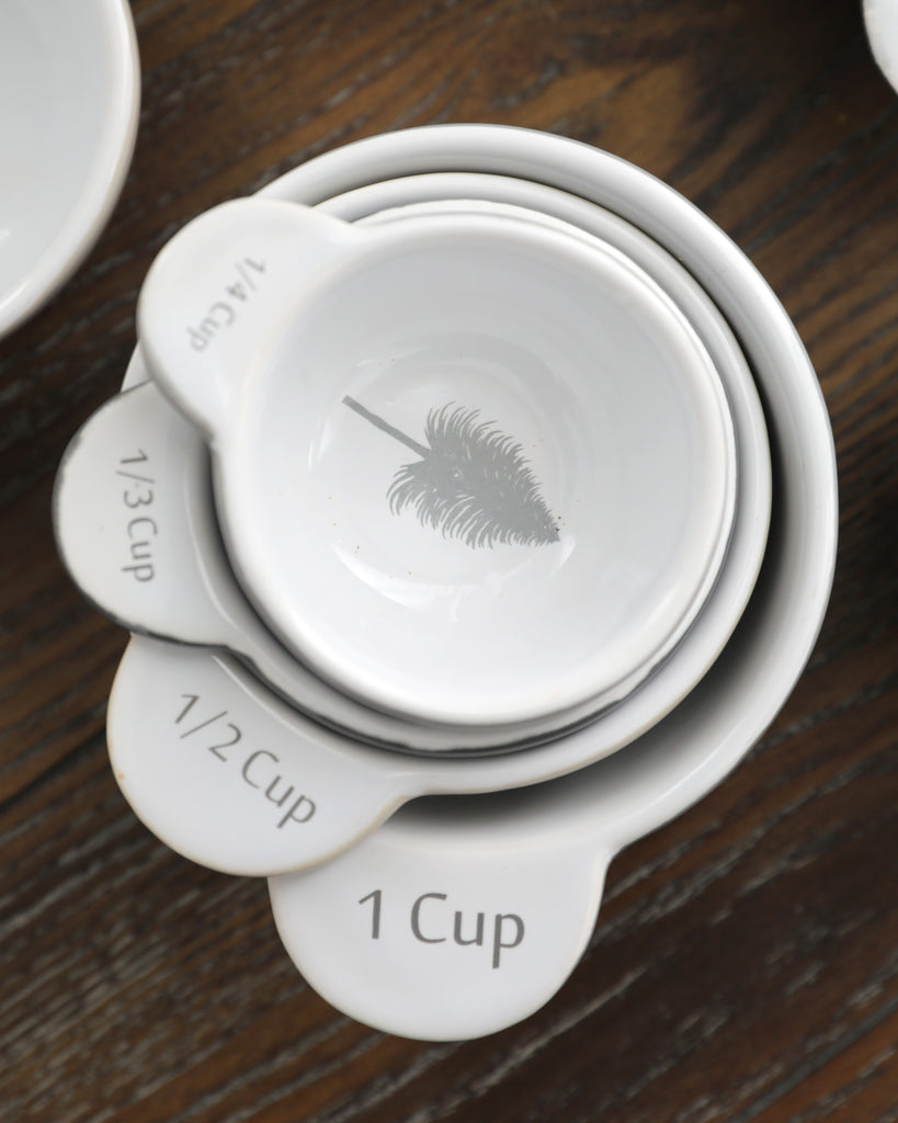 Forest trees measuring cups (set of 4)
