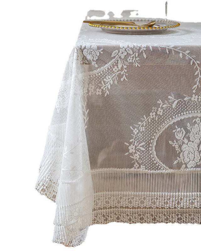 Vintage Lace Tablecloth