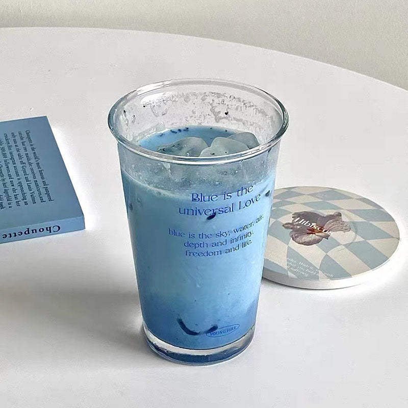 Blue Letter Cup
