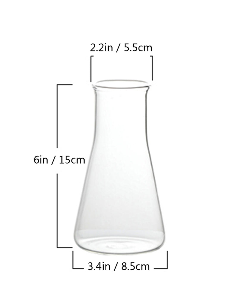 Conical Glass Bottle
