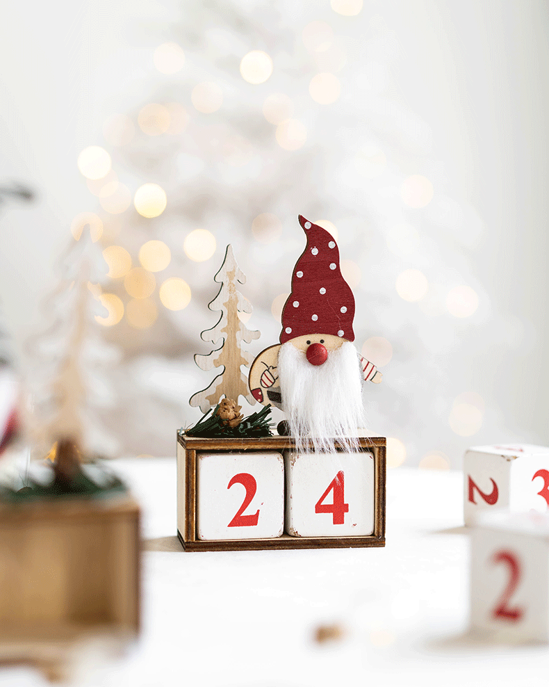 Christmas Santa Calendar Blocks