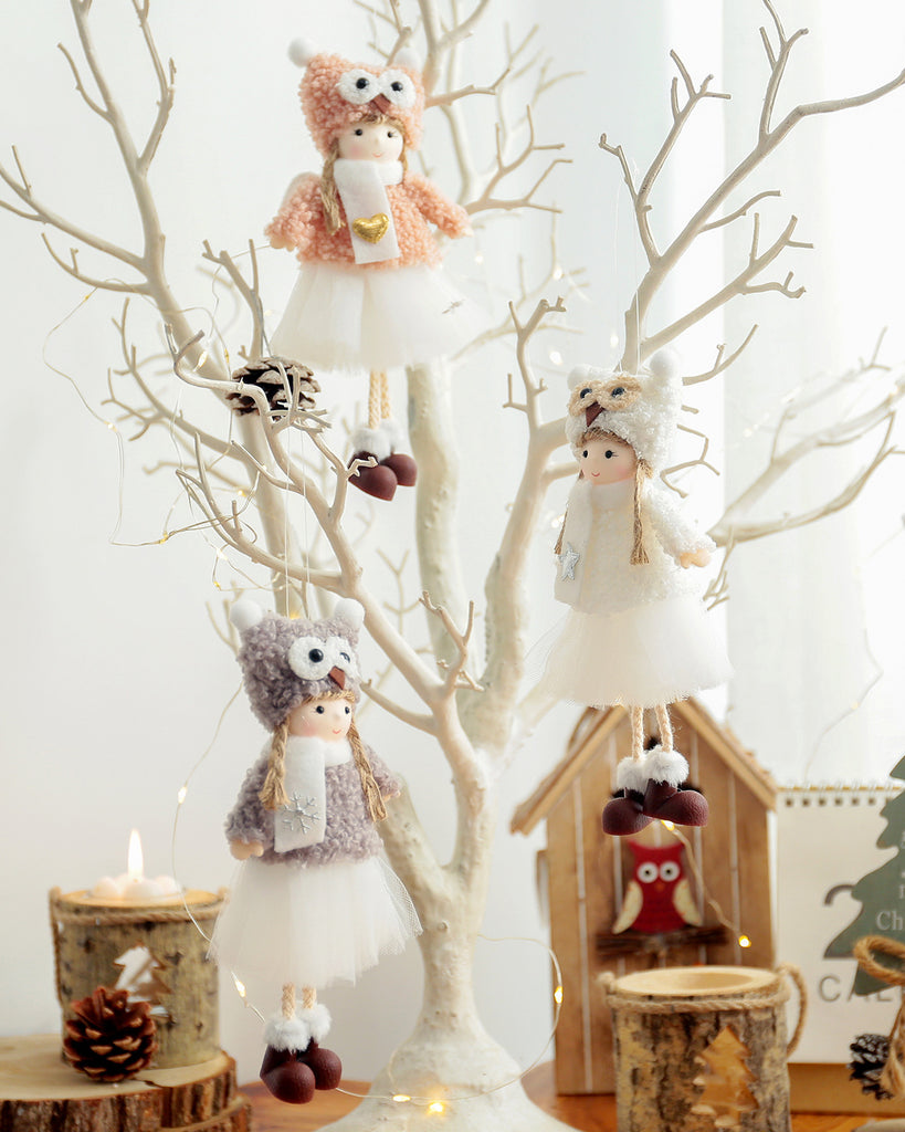 Christmas Owl Princess Pendant