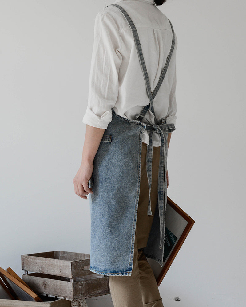 Washed Denim Apron