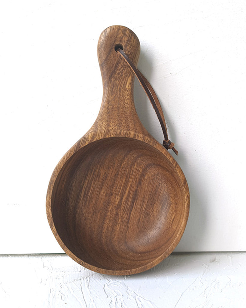 Wood Bowl with Handle