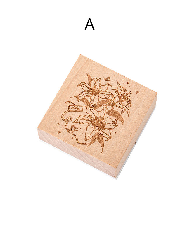 Botanical Wooden Stamps