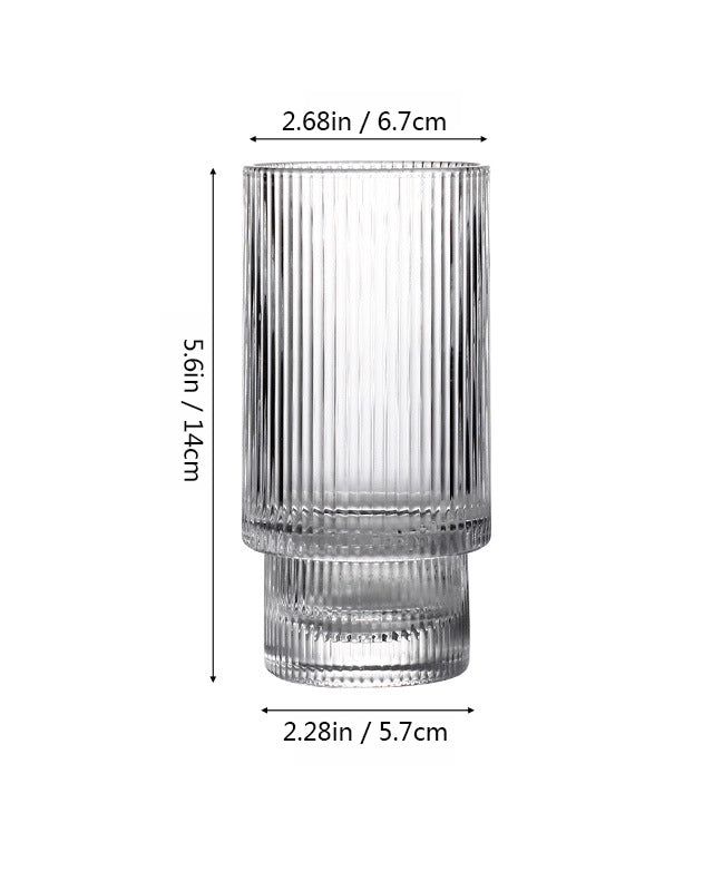 Tall and Short Drink Glass Cup