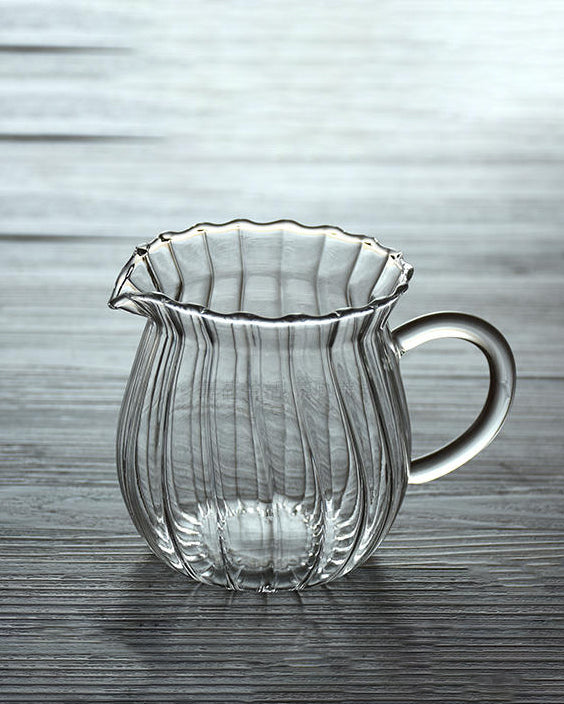 Vintage Striped Milk Cup